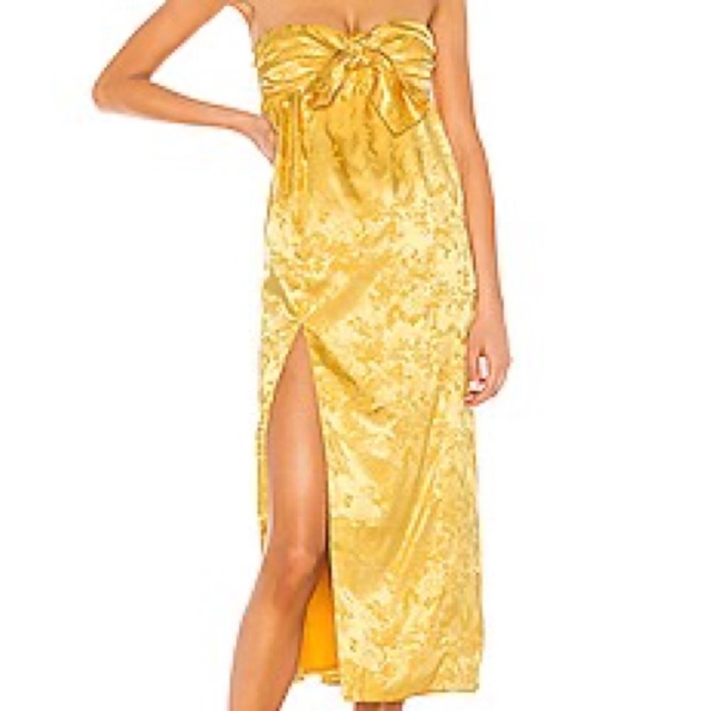 Lucia Dress in Golden Yellow
Camila Coelho XL New With Tags